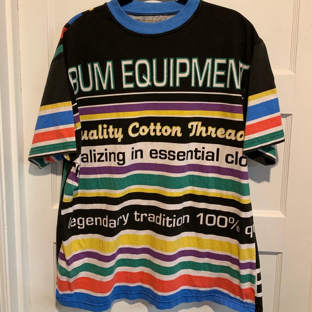 Bum Equipment Vintage Colorful Tee Shirt